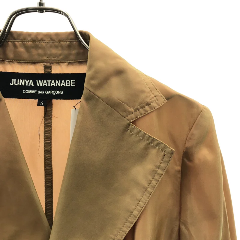 JUNYA WATANABE COMME des GARCONS / ジュンヤワタナベ | 2004SS | ポリエステル メタルボタン シングルブレスト ジャケット | S | レディース
