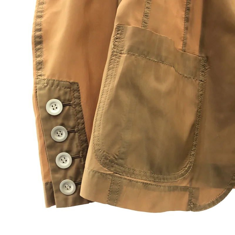 JUNYA WATANABE COMME des GARCONS / ジュンヤワタナベ | 2004SS | ポリエステル メタルボタン シングルブレスト ジャケット | S | レディース