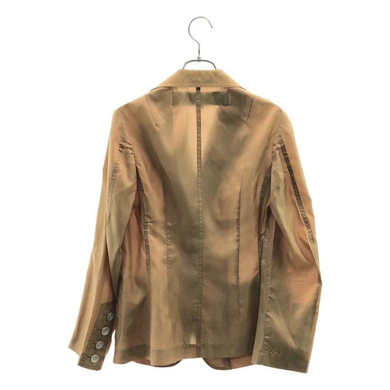 JUNYA WATANABE COMME des GARCONS / ジュンヤワタナベ | 2004SS | ポリエステル メタルボタン シングルブレスト ジャケット | S | レディース