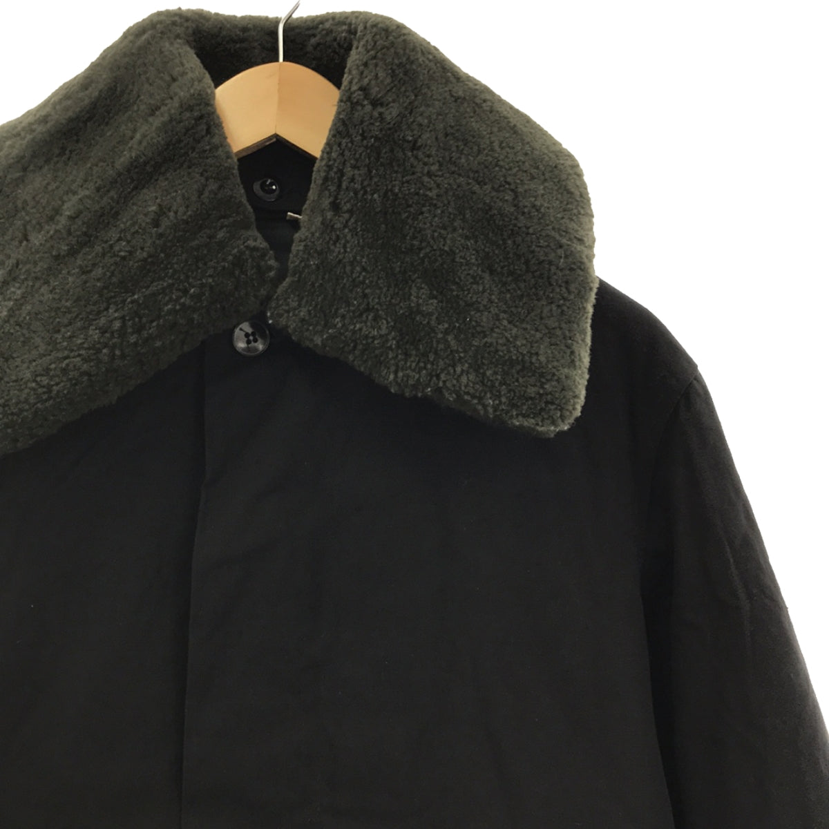 VINTAGE / ヴィンテージ古着 | 80s～90s ロシア軍 ソ連軍 襟ボア 袖リブ デッキジャケット | 44 | ブラック | メンズ VINTAGE / ヴィンテージ古着 | 80s～90s ロシア軍 ソ連軍 襟ボア 袖