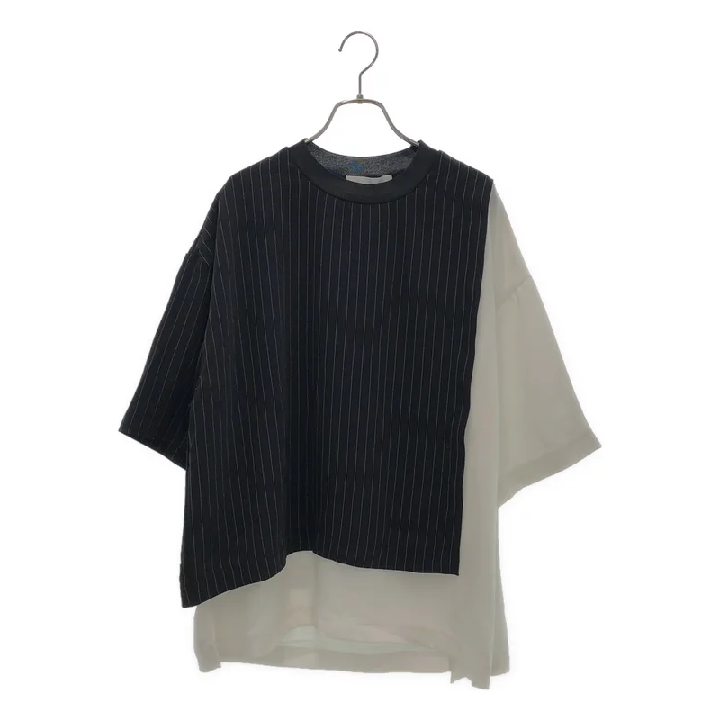CULLNI / クルニ | コンビネーションストライププルオーバー Tシャツ | 2 | メンズ