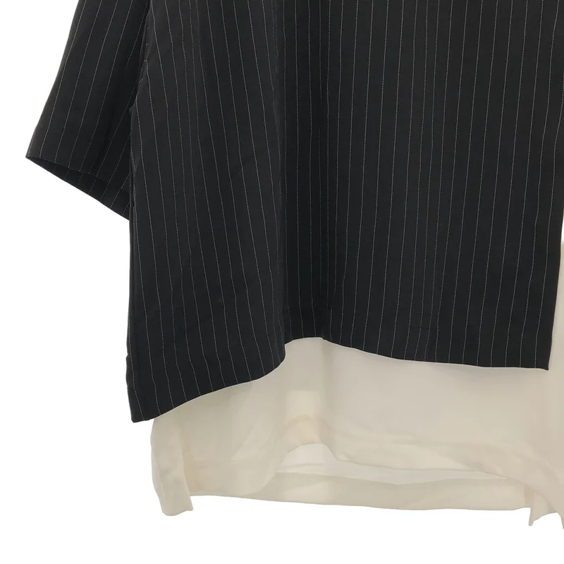 CULLNI / クルニ | コンビネーションストライププルオーバー Tシャツ | 2 | メンズ