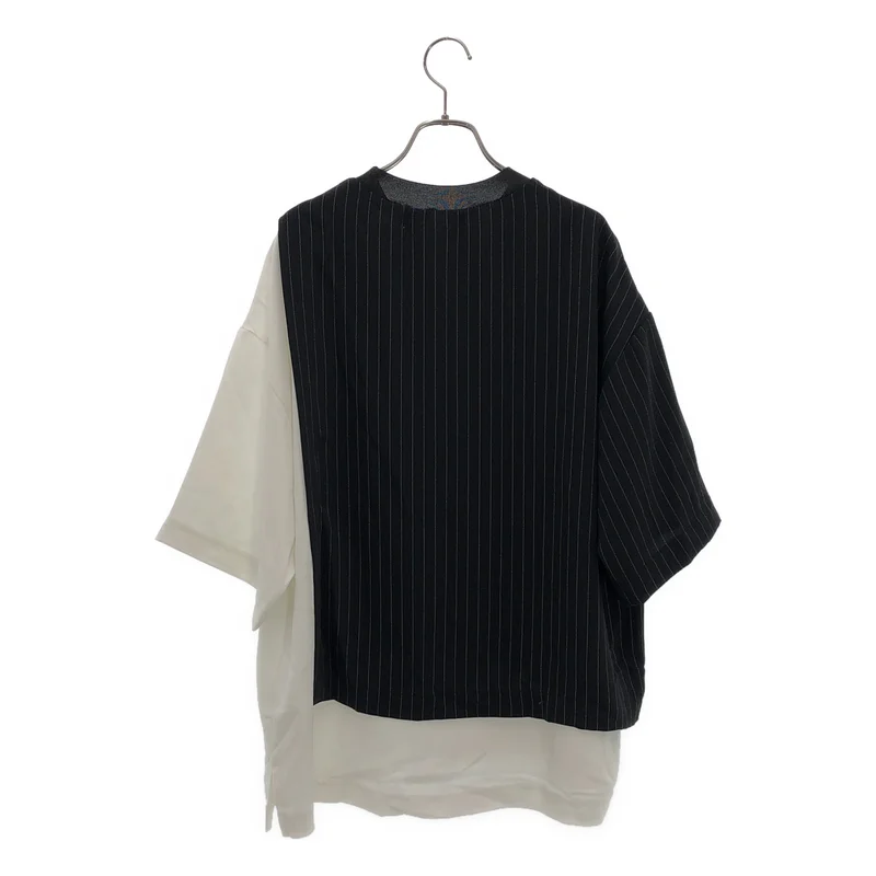 CULLNI / クルニ | コンビネーションストライププルオーバー Tシャツ | 2 | メンズ