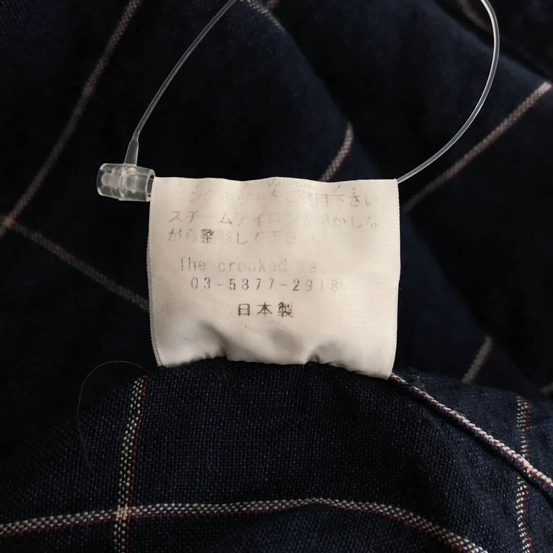 The crooked Tailor / ザクルーキッドテーラー | リネン チェックシャツ | 48 | メンズ