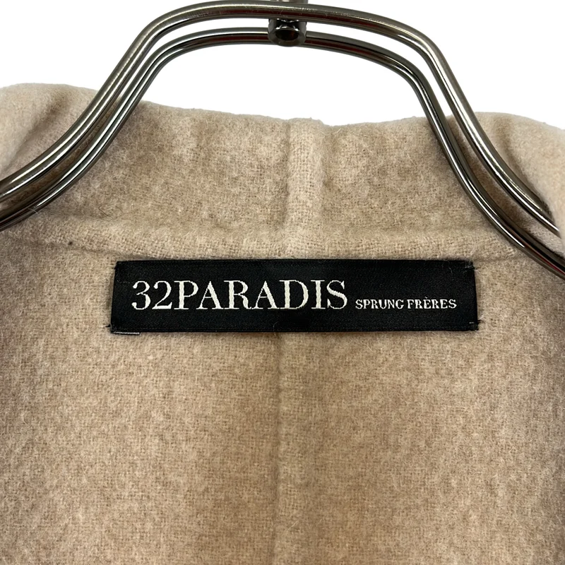 32PARADIS / トラントドゥパラディ | カシミヤ混 フック式 ロングコート | S | レディース