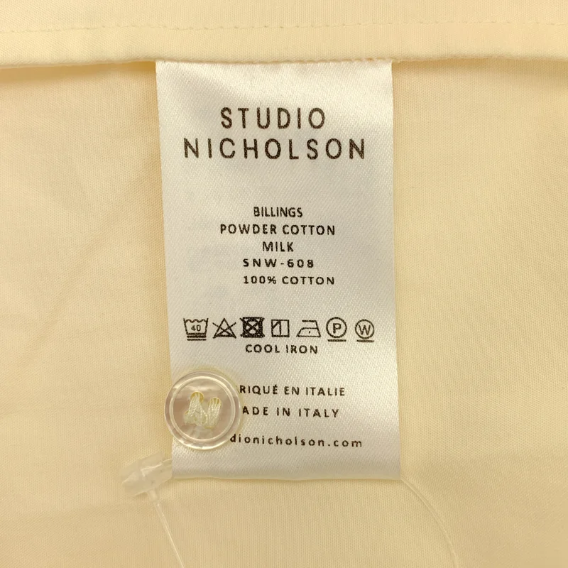Studio Nicholson / スタジオニコルソン | BILLINGS SHORT SHIRT コットン ボックスシルエット シャツ | 1 | レディース