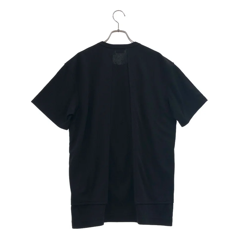 COMME des GARCONS HOMME PLUS / コムデギャルソンオムプリュス | 2020AW | DOUBLE LAYER TEE / ポリエステル 製品洗い ダブルレイヤードTシャツ | L | メンズ