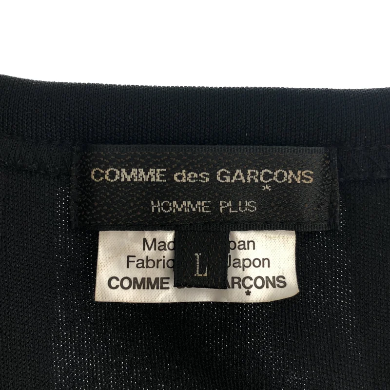 COMME des GARCONS HOMME PLUS / コムデギャルソンオムプリュス | 2020AW | DOUBLE LAYER TEE / ポリエステル 製品洗い ダブルレイヤードTシャツ | L | メンズ