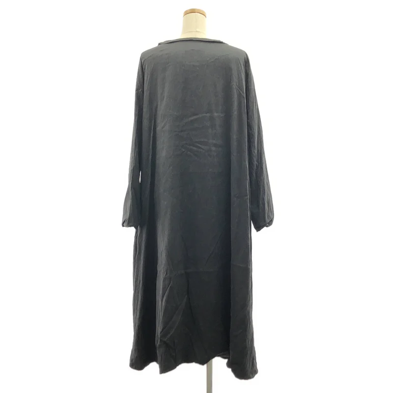 CASEY VIDALENC / ケーシーヴィダレンク | silk 100％ / シルク ポケット付き ボリューム ドレス ワンピース | S | レディース