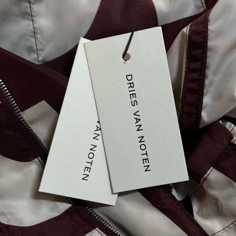 DRIES VAN NOTEN / ドリスヴァンノッテン | 2023SS | VOYASS PATCH 6096 M.W.JACKET / パッチワーク 総柄 ロングジャケットポンチョ | M | メンズ