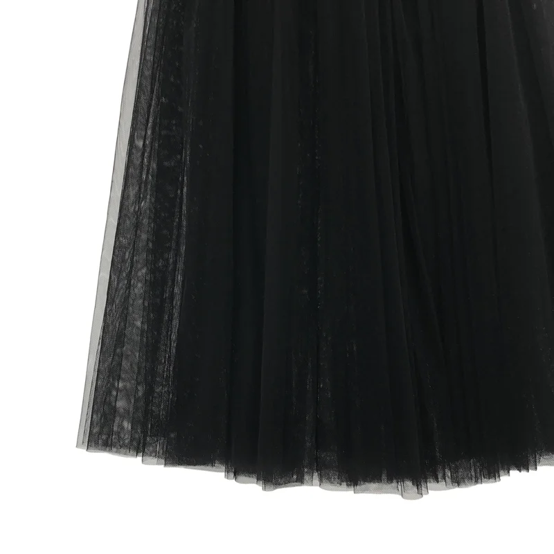 BLACK COMME des GARCONS / ブラックコムデギャルソン | 2014SS | チュール ロングスカート 1M-S003 | S | レディース