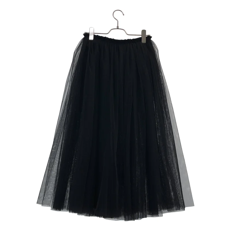 BLACK COMME des GARCONS / ブラックコムデギャルソン | 2014SS | チュール ロングスカート 1M-S003 | S | レディース