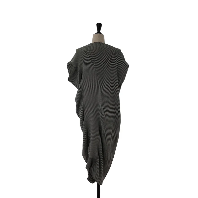ISSEY MIYAKE / イッセイミヤケ | 2022SS | ボーダー柄 ワンピース | 2 | レディース