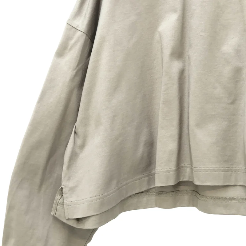 LOHEN / ローヘン | Voxy line cropped T shirt ロングスリーブ Tシャツ | F | レディース