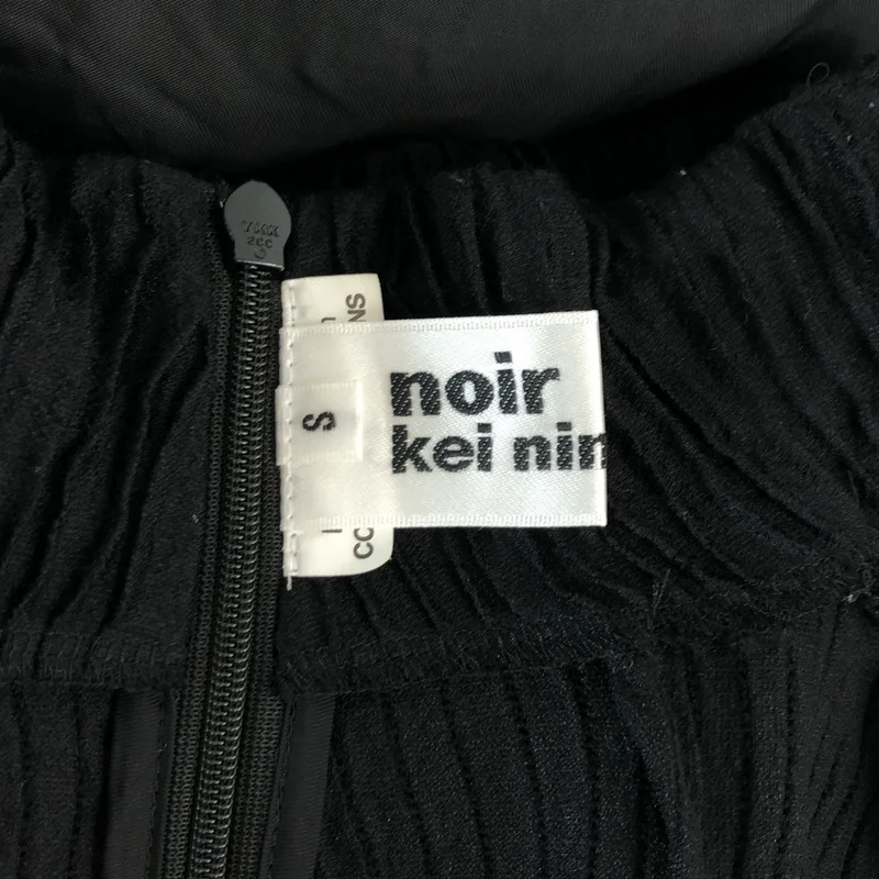 noir kei ninomiya / ノワールケイニノミヤ | 2023AW | ウール シルク混 チュールレイヤード オーバーレイドレス | S | レディース