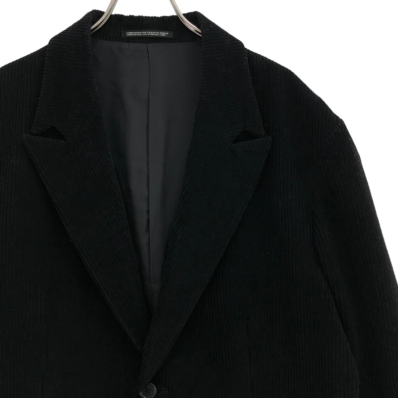 YOHJI YAMAMOTO POUR HOMME / ヨウジヤマモトプールオム | 2022AW | ウール コーデュロイ ロングジャケット | 4 | メンズ