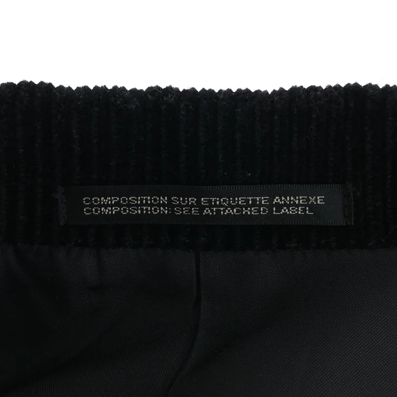 YOHJI YAMAMOTO POUR HOMME / ヨウジヤマモトプールオム | 2022AW | ウール コーデュロイ ロングジャケット | 4 | メンズ