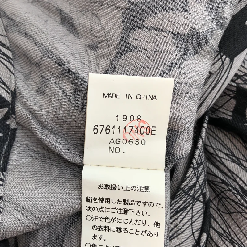 MARC JACOBS / マークジェイコブス | シルク 総柄 バッククロス