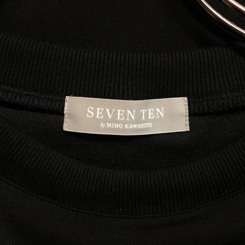 SEVEN TEN by MIHO KAWAHITO / セブンテンバイミホカワヒト | オーバーシルエット ロゴ スウェット ベスト | F | レディース