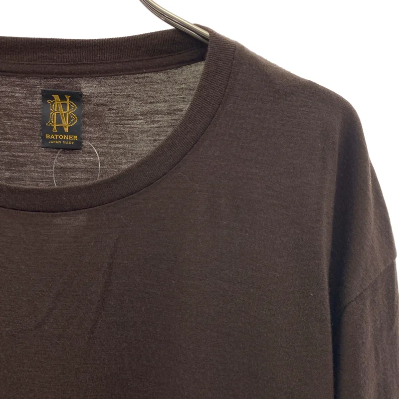 BATONER / バトナー | L'ECHOPPE 別注 Wool Tee WIDE Tシャツ | L | メンズ