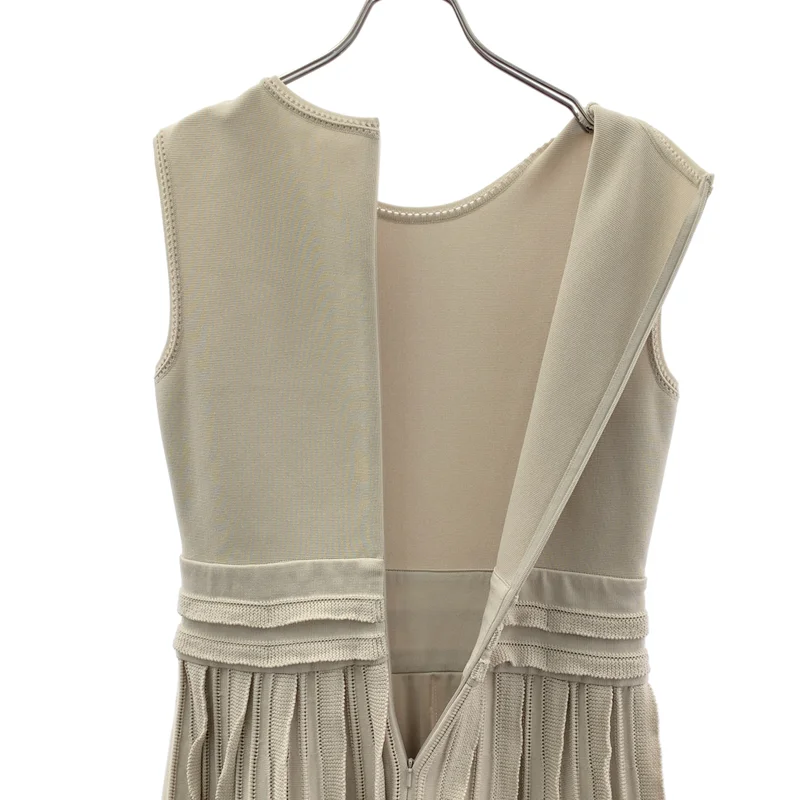 FOXEY / フォクシー | Knit Dress / ニット ノースリーブ ドレス ワンピース / 裏地付き | 40 | レディース
