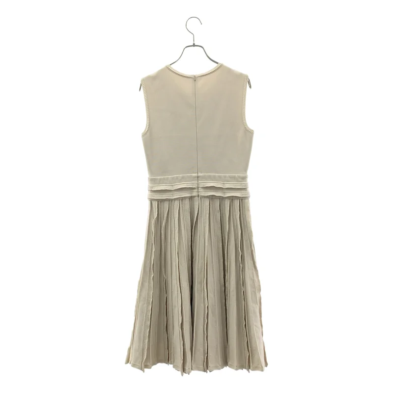 FOXEY / フォクシー | Knit Dress / ニット ノースリーブ ドレス ワンピース / 裏地付き | 40 | レディース
