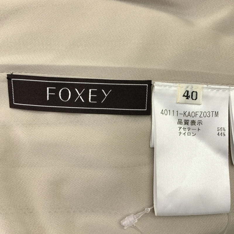 FOXEY / フォクシー | Knit Dress / ニット ノースリーブ ドレス ワンピース / 裏地付き | 40 | レディース