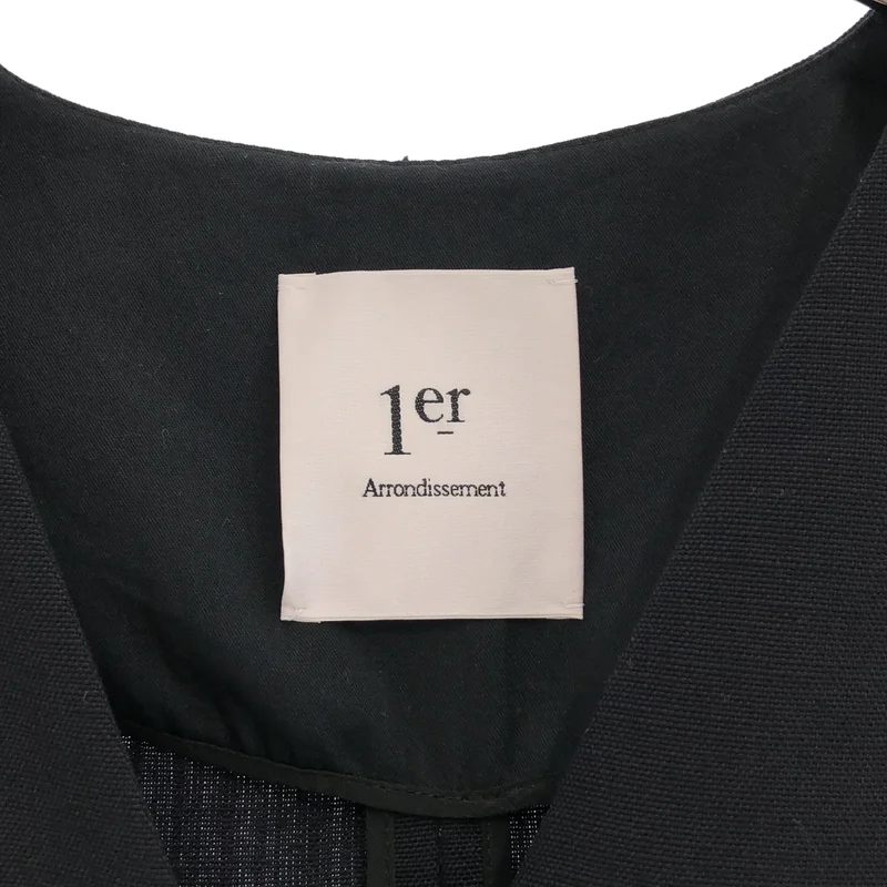 1er Arrondissement / プルミエアロンディスモン | ペプラム ボタンレス ジレ | 38 | レディース