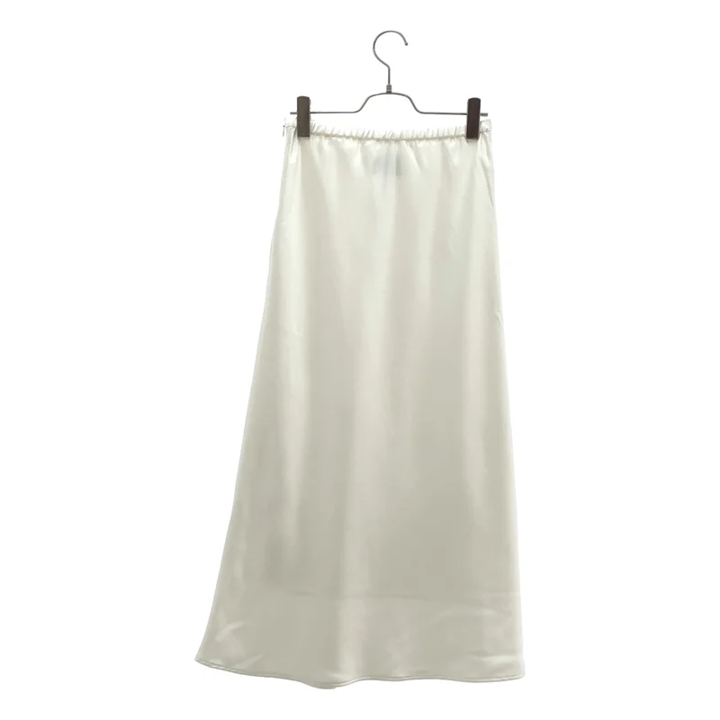 UNITED ARROWS / ユナイテッドアローズ | ヴィンテージ加工 サテン ロングスカート 1524-162-5215 | 36 | レディース
