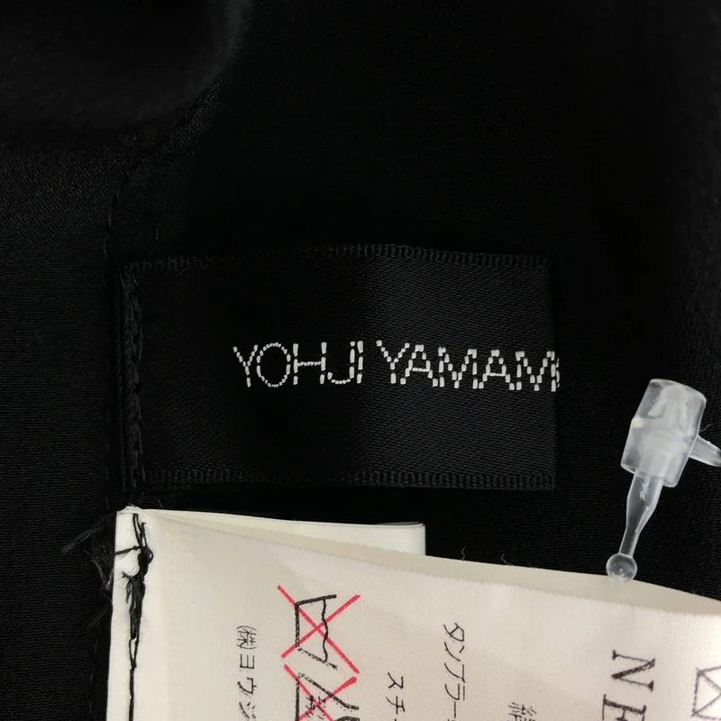 YOHJI YAMAMOTO +NOIR / ヨウジヤマモトプリュスノアール | シルクサテン ドレス ワンピース | S | レディース