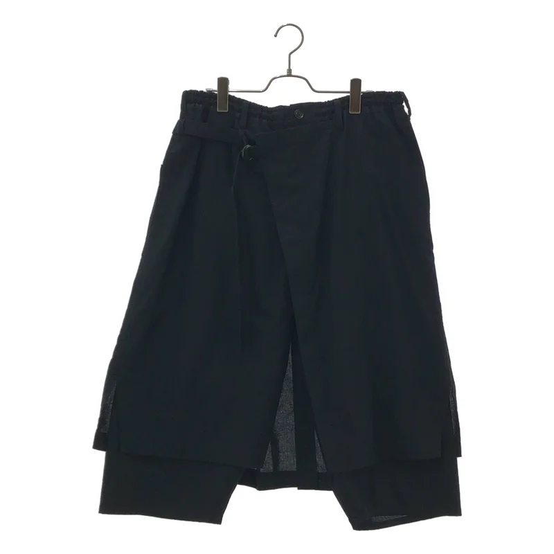 YOHJI YAMAMOTO POUR HOMME / ヨウジヤマモトプールオム | 2019AW | シグネチャー エンブロイダリー ラップパンツ | 2 | メンズ