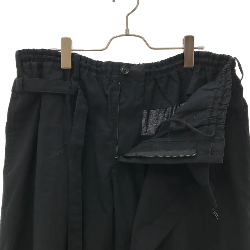 YOHJI YAMAMOTO POUR HOMME / ヨウジヤマモトプールオム | 2019AW | シグネチャー エンブロイダリー ラップパンツ | 2 | メンズ
