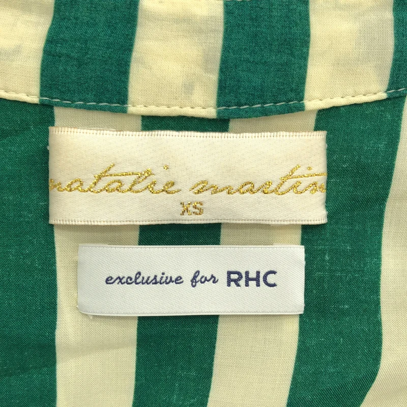 RHC Ron Herman / アールエイチシーロンハーマン | ×NATALIE MARTIN / ストライプ シャツワンピース |
