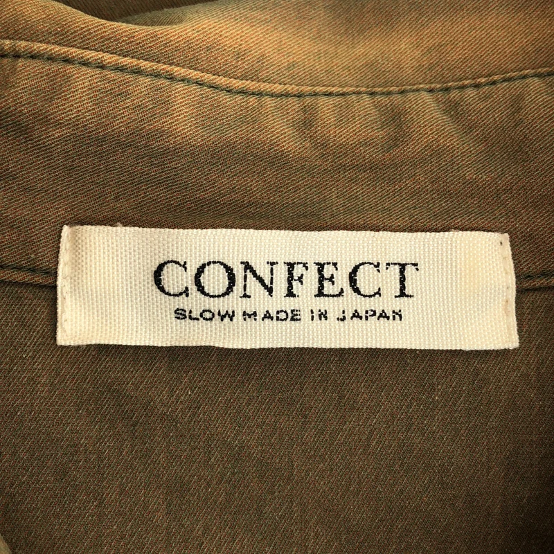 nest robe CONFECT / ネストローブコンフェクト | ボイルギャバ カフスレス 七分袖シャツ | 4 | メンズ