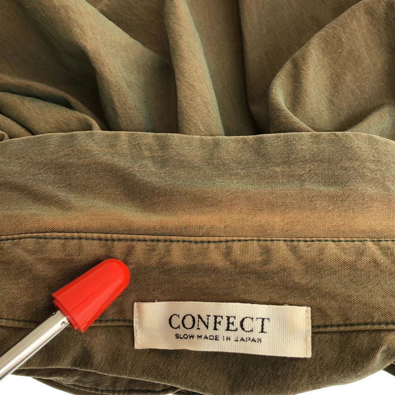 nest robe CONFECT / ネストローブコンフェクト | ボイルギャバ カフスレス 七分袖シャツ | 4 | メンズ
