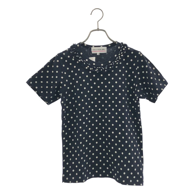 COMME des GARCONS GIRL / コムデギャルソンガール | 2016SS | ポルカドット フリル Tシャツ | M | レディース