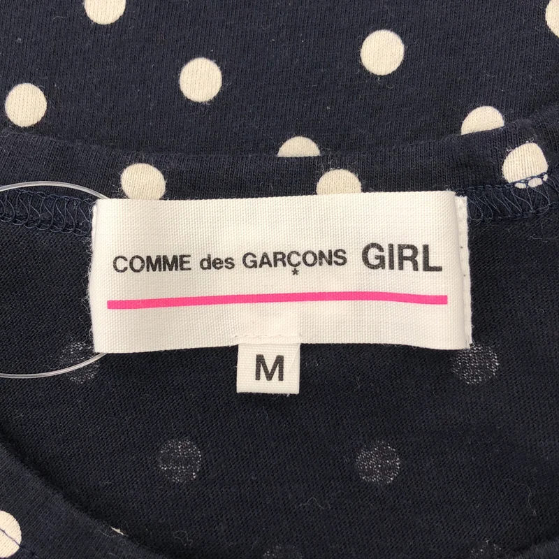 COMME des GARCONS GIRL / コムデギャルソンガール | 2016SS | ポルカドット フリル Tシャツ | M | レディース