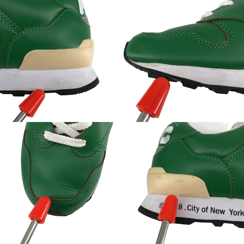 Sangacio / サンガッチョ | にゅ YORK GREEN レザー ローカットスニーカー | 23.5 | レディース