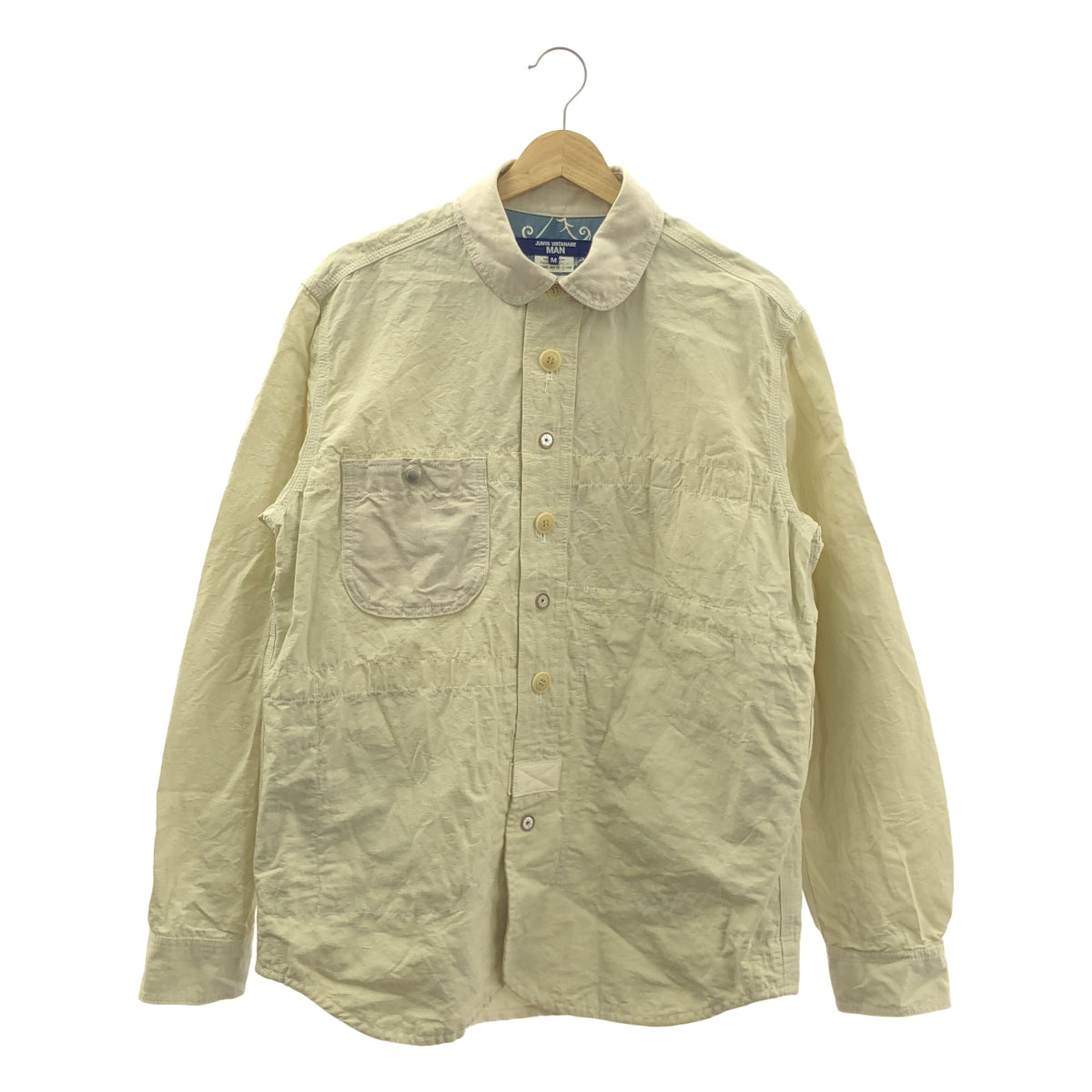 JUNYA WATANABE MAN / ジュンヤワタナベマン | 2022SS | コットン リネン クロス リバーシブル ブルゾン ジャケット | M | オフホワイト | メンズ JUNYA WATANABE MAN / ジュンヤワタナベマン | 2022SS | コットン