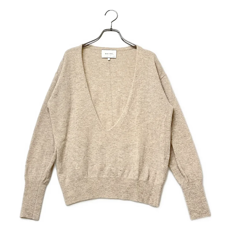 BEIGE， / ベイジ | ウール ニット セーター | 4 | レディース
