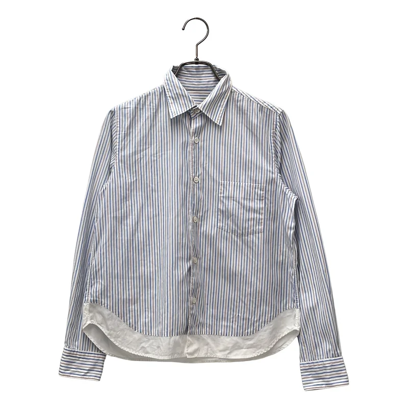 tricot COMME des GARCONS / トリココムデギャルソン | 1999SS | コットン ストライプ 裾切替 シャツ |