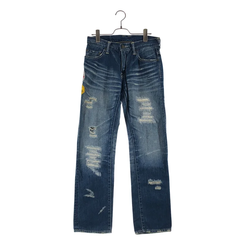 TMT / ティーエムティー | ダメージ加工 パッチ デニムパンツ | S-30 | メンズ