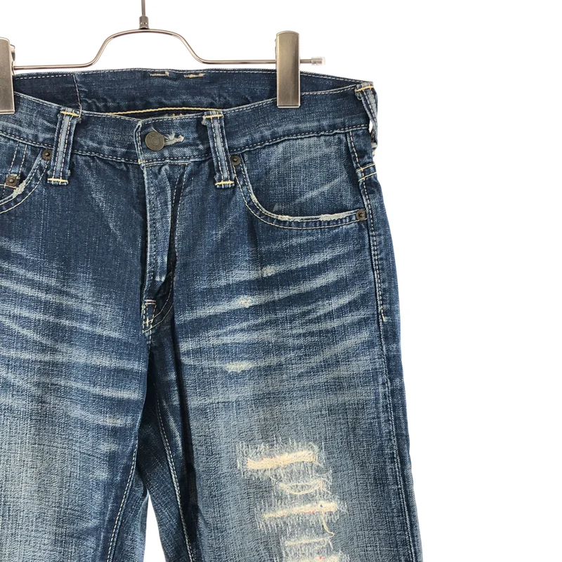 TMT / ティーエムティー | ダメージ加工 パッチ デニムパンツ | S-30 | メンズ