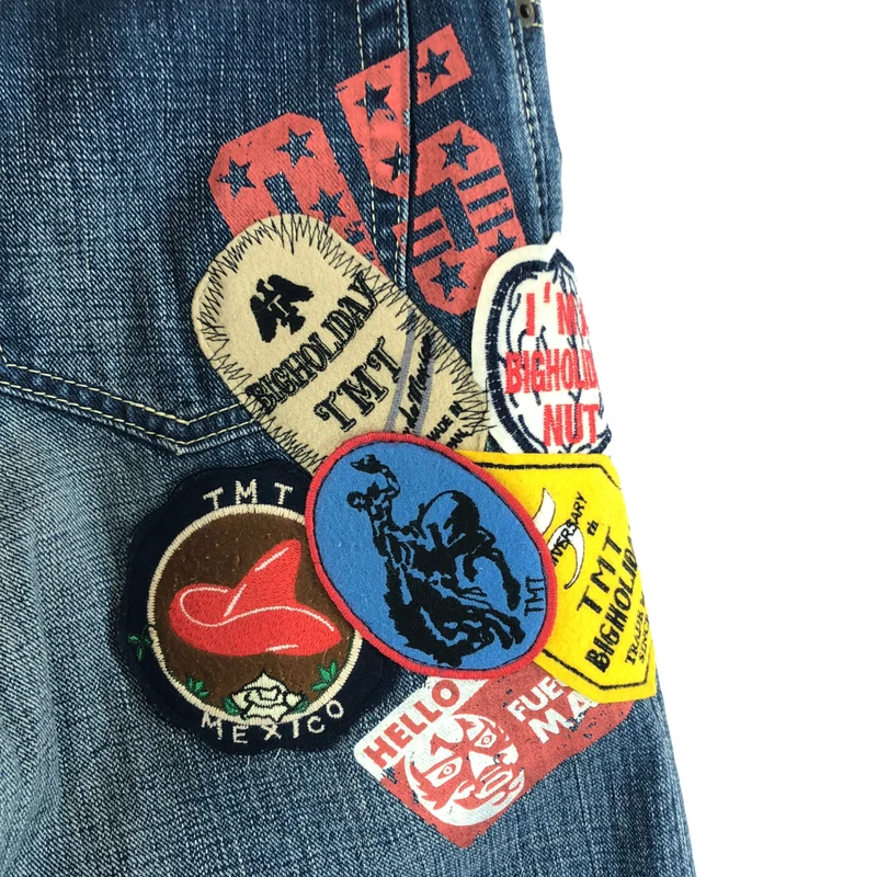 TMT / ティーエムティー | ダメージ加工 パッチ デニムパンツ | S-30 | メンズ