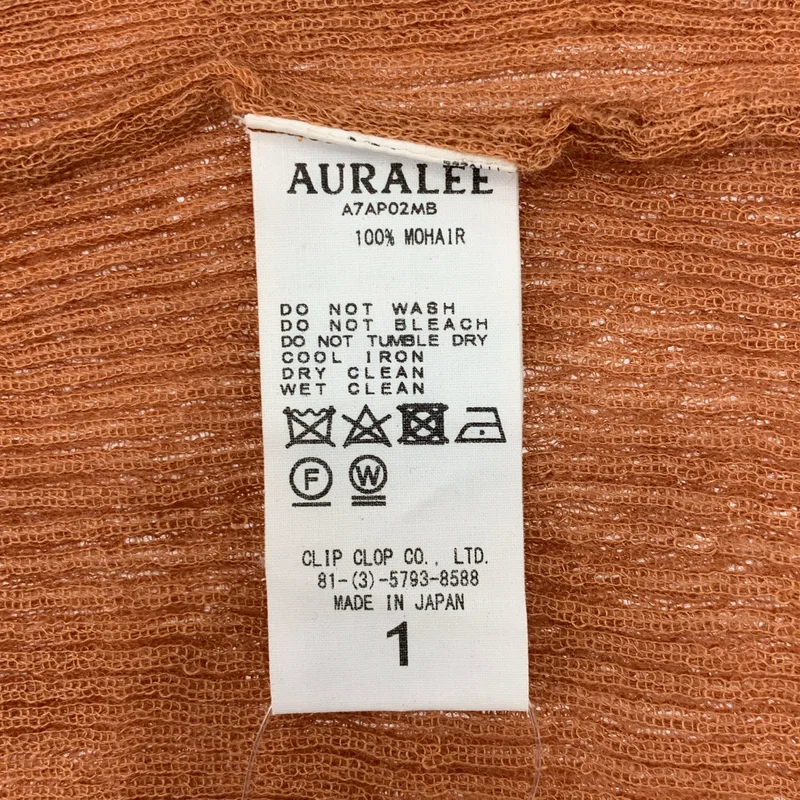 AURALEE / オーラリー | モヘヤ ハイネック リブ ニット セーター | 1 | レディース