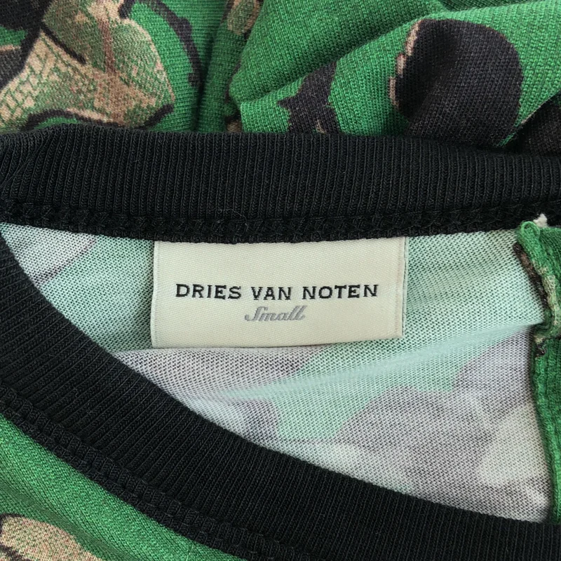 DRIES VAN NOTEN / ドリスヴァンノッテン | コットン プリントギャザー カットソー | S | レディース
