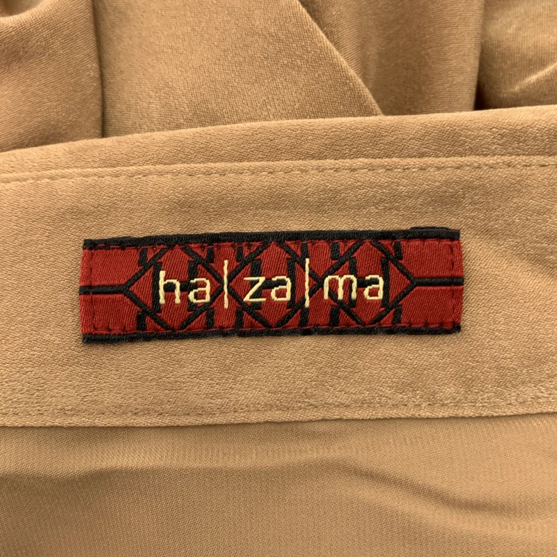 ha | za | ma / ハザマ | オーバーシルエット エンブロイダリー ロゴボタン ポケット シャツ ワンピース | M | レディース