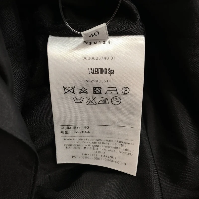 VALENTINO / ヴァレンティノ | ノースリーブ ワンピース NB2VADE51CF | 40 | レディース
