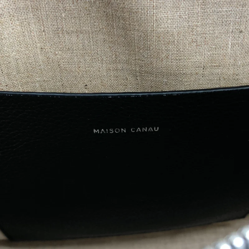 MAISON CANAU / メゾンカナウ | BOX BOSTON レザー ボックス ボストンバッグ | L | レディース