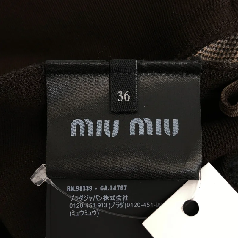 miu miu / ミュウミュウ | 2025 | サイドライン イージーパンツ | 36 | レディース